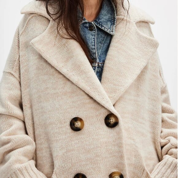 Free People Park Slope Wool Cardigan - Picture 2 of 5